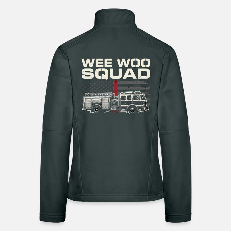 Wee Woo Squad Rettungsdienst Design Frauen Softshelljacke
