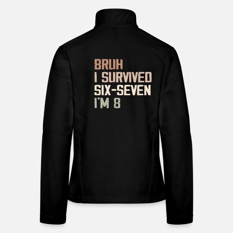 Design pour le 8e anniversaire – Enfin huit ans Veste en tissu softshell Femme