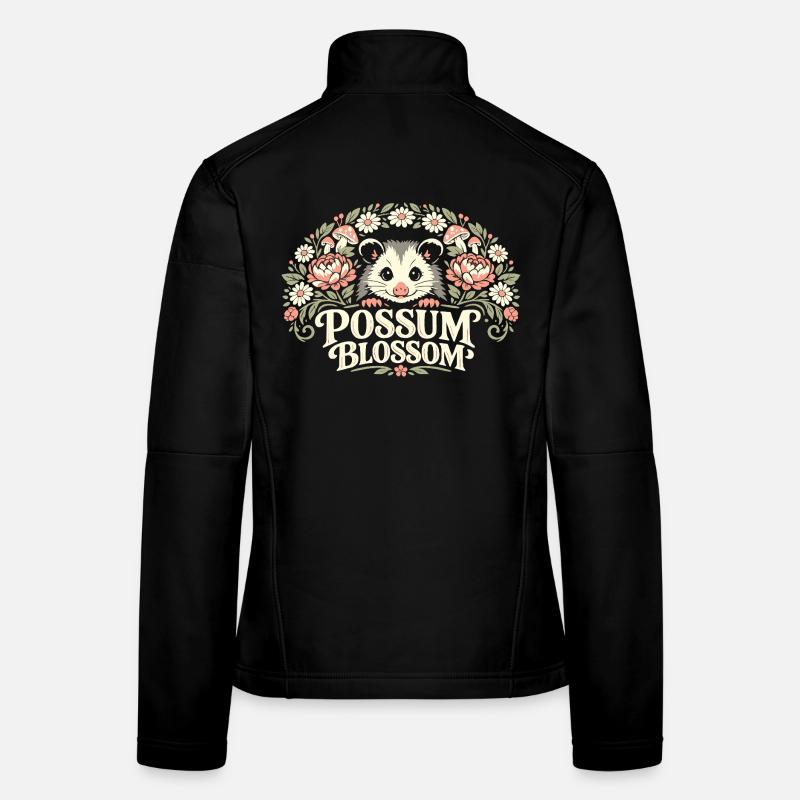 Possum Blossom Women's Softshell Jacket