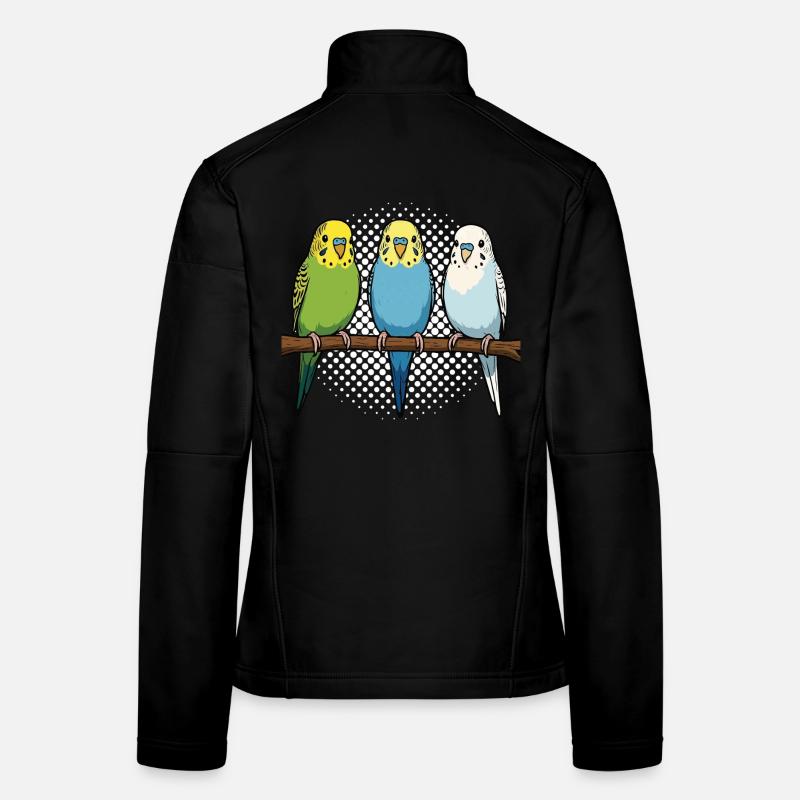 Propriétaires de perruches ondulées Propriétaires de perruches ondulées Veste en tissu softshell Femme