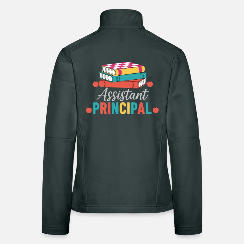 Vice Principal Assistant Principal Books Women's Softshell Jacket