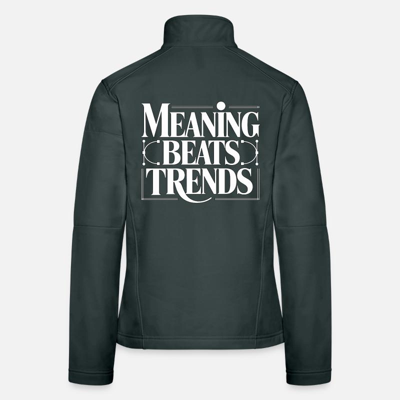 Logo Designer Meaning Beats Trends Visual Designer Women's Softshell Jacket