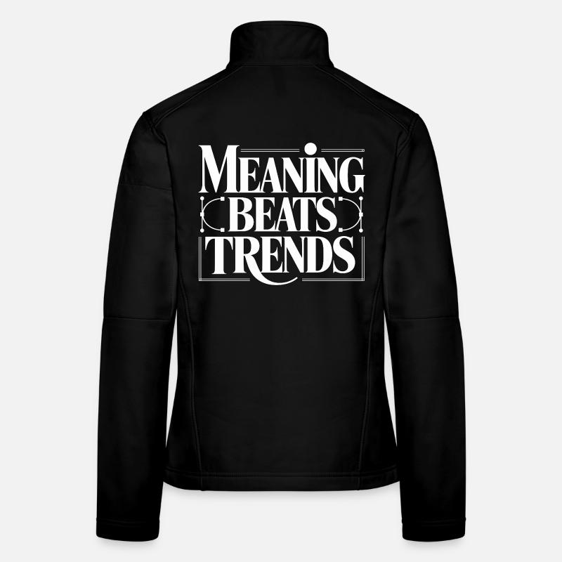 Logo Designer Meaning Beats Trends Visual Designer Women's Softshell Jacket