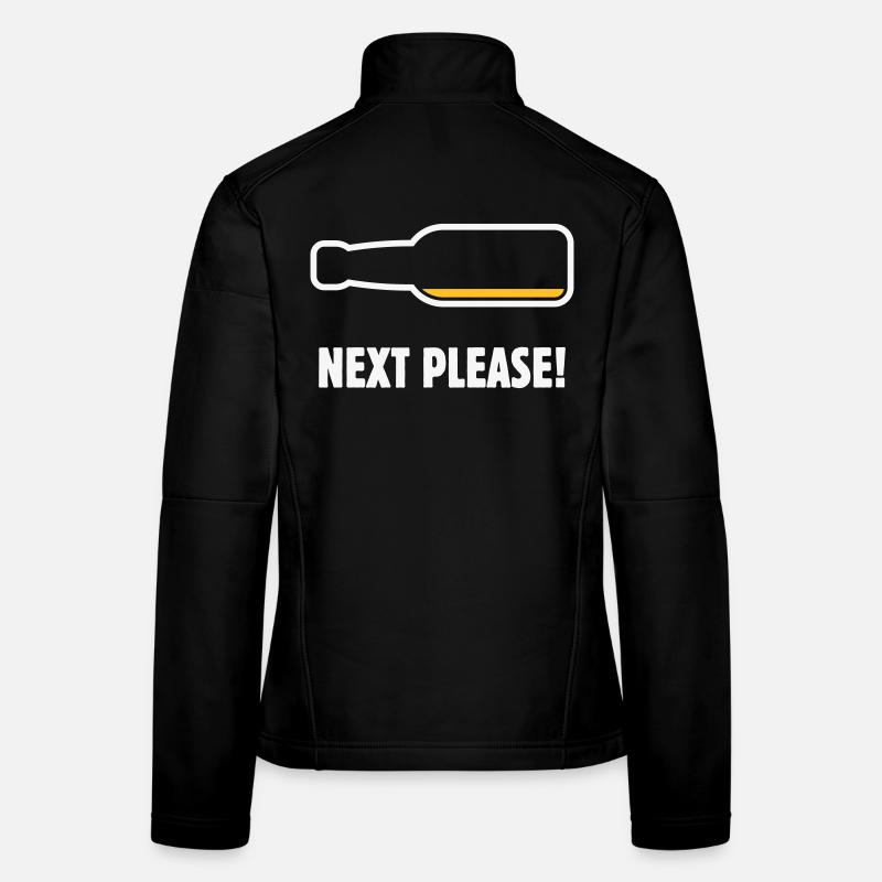 Next Please! (Beer / Beer / NEG 2C) Women's Softshell Jacket