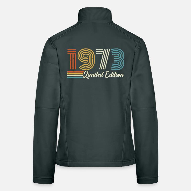 53rd birthday 1973 Born 1973 Women's Softshell Jacket