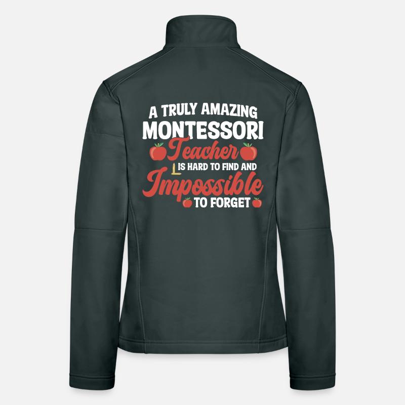  Montessori Method School Employee Montessori Women's Softshell Jacket