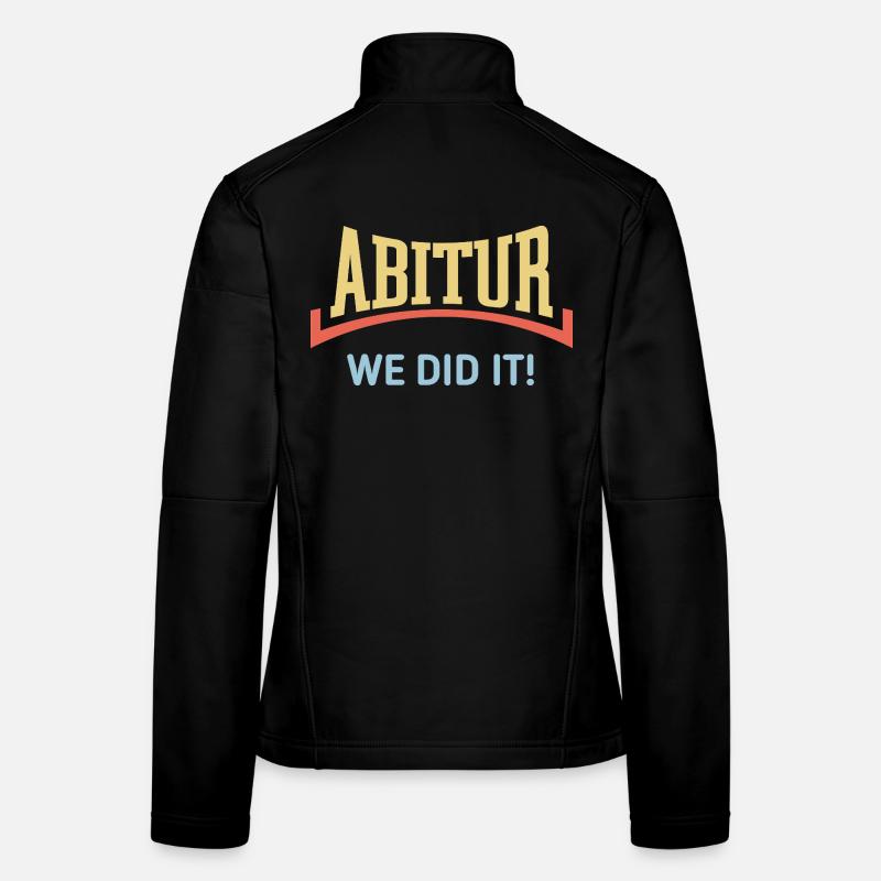 Abitur – We Did It! (Graduation Class Konkav / 3C) Women's Softshell Jacket