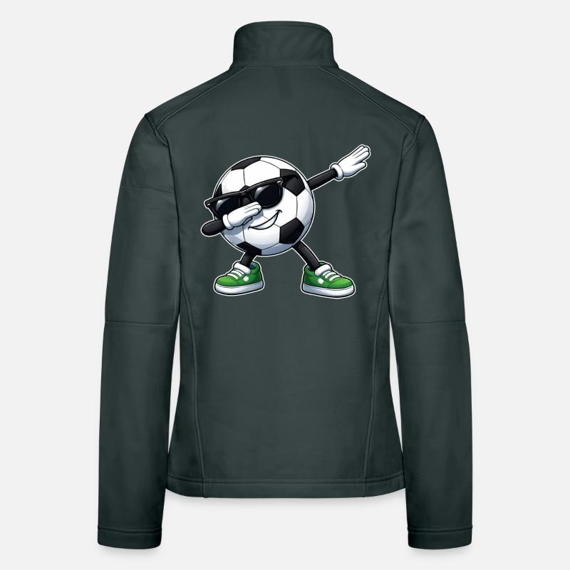 Dabbing Fußball Frauen Softshelljacke
