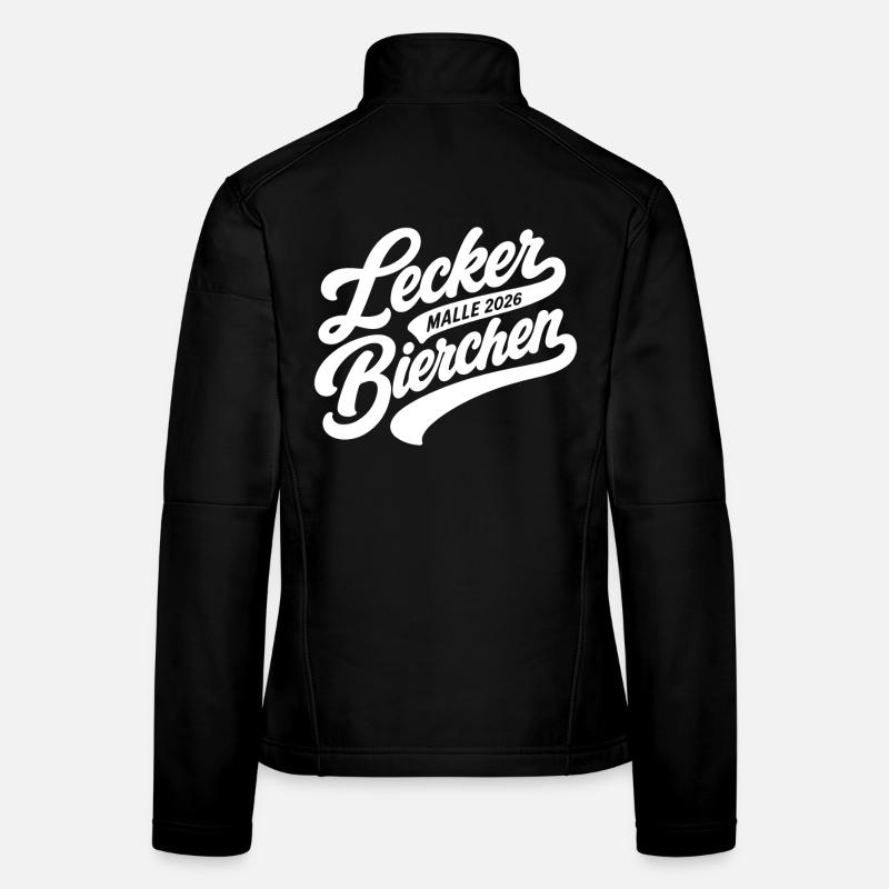 Lecker Bierchen Malle 2026 Malle wir kommen Frauen Softshelljacke