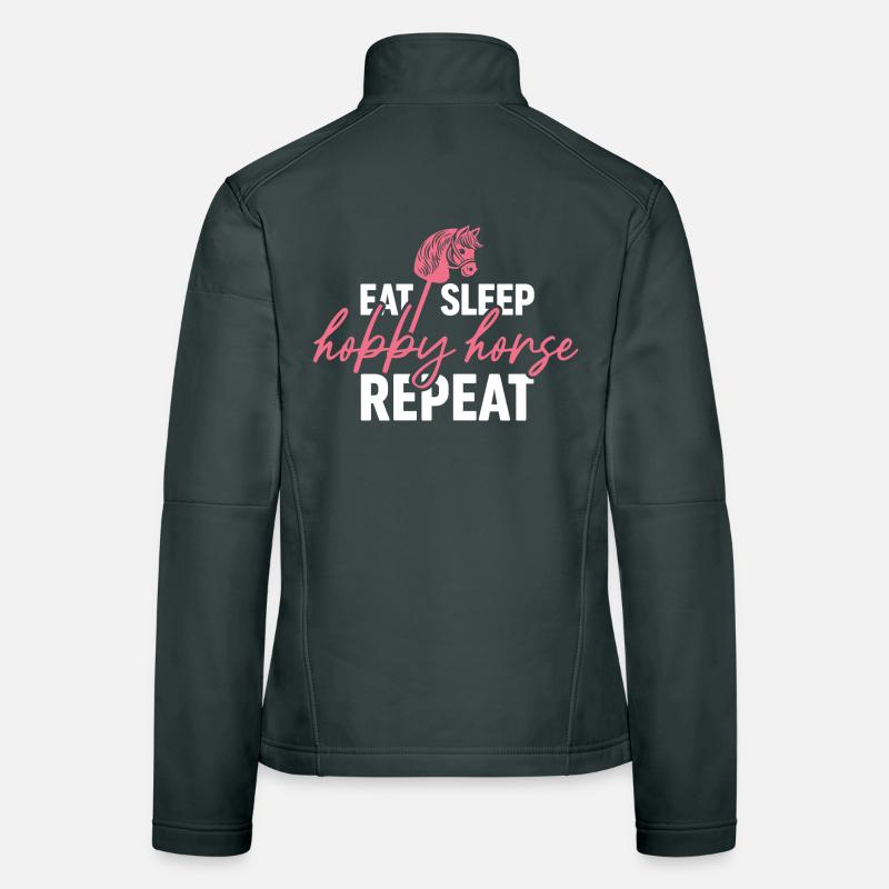 Manger Sommeil Répéter le cheval de loisir - Cavalier Veste en tissu softshell Femme