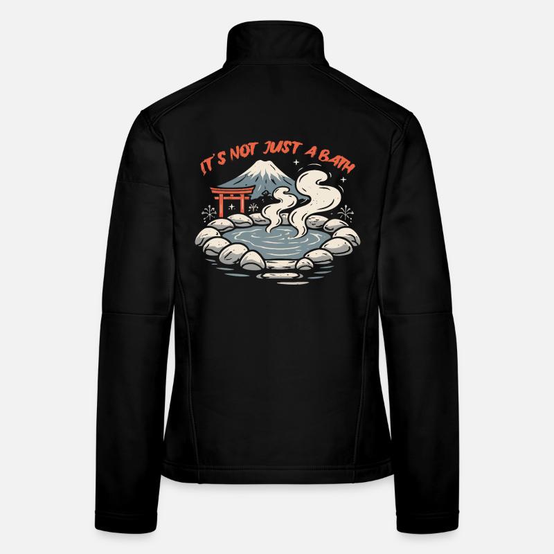 Onsen Thermalbad Bad Frauen Softshelljacke