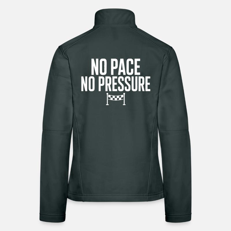 Pas de rythme, pas de pression Veste en tissu softshell Femme