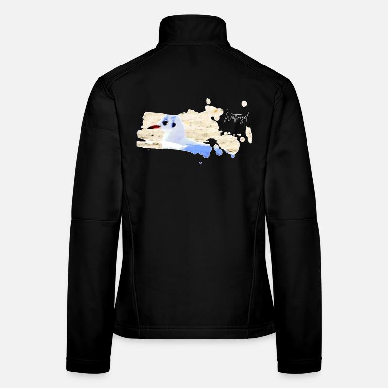 Wading Bird North Sea Seagull - Women's Softshell Jacket - black
