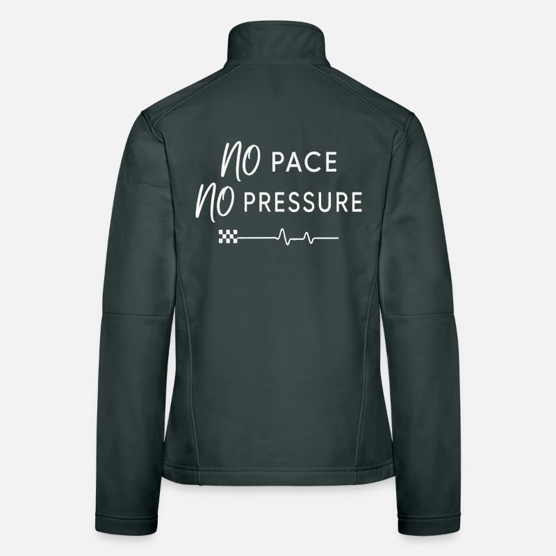 Pas de rythme, pas de pression Veste en tissu softshell Femme