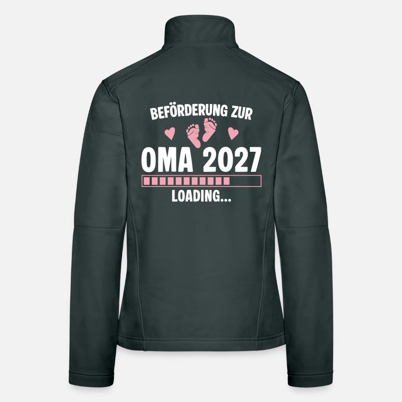 Beförderung zur Oma 2027 - Loading Nachwuchs Frauen Softshelljacke