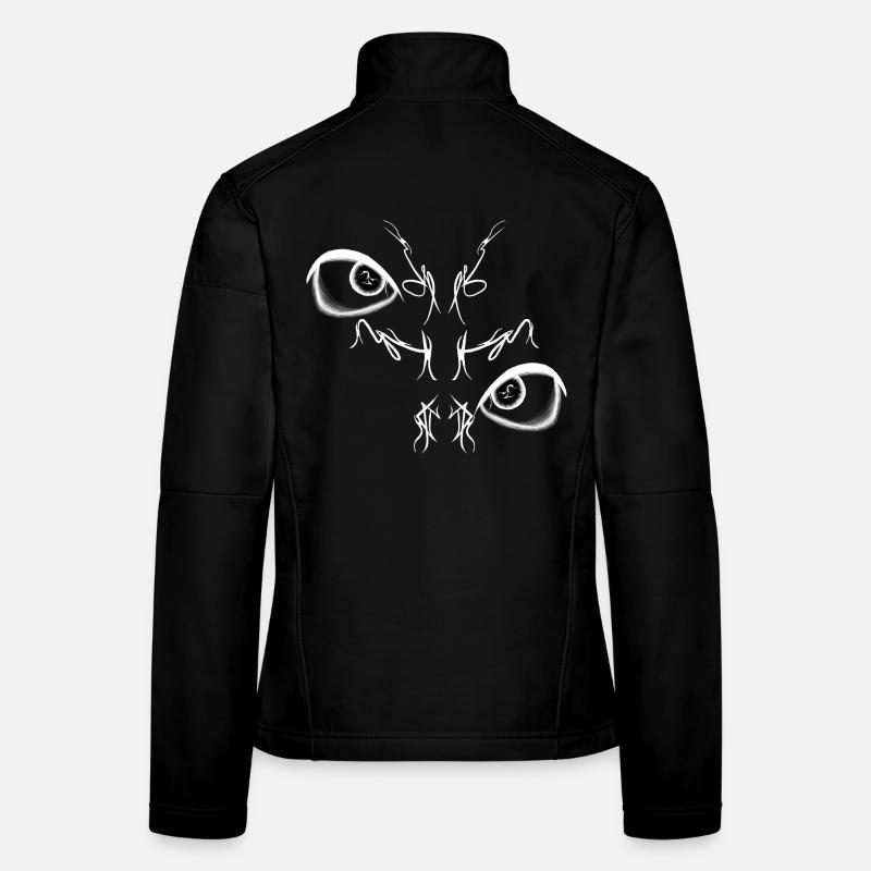 Night Bird Duo Lights (Reverse) Women's Softshell Jacket
