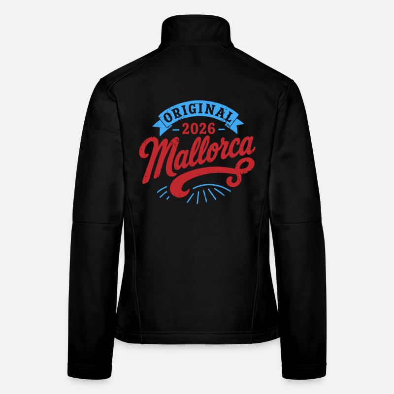 Malle 2026 Original 2026 Mallorca Frauen Softshelljacke
