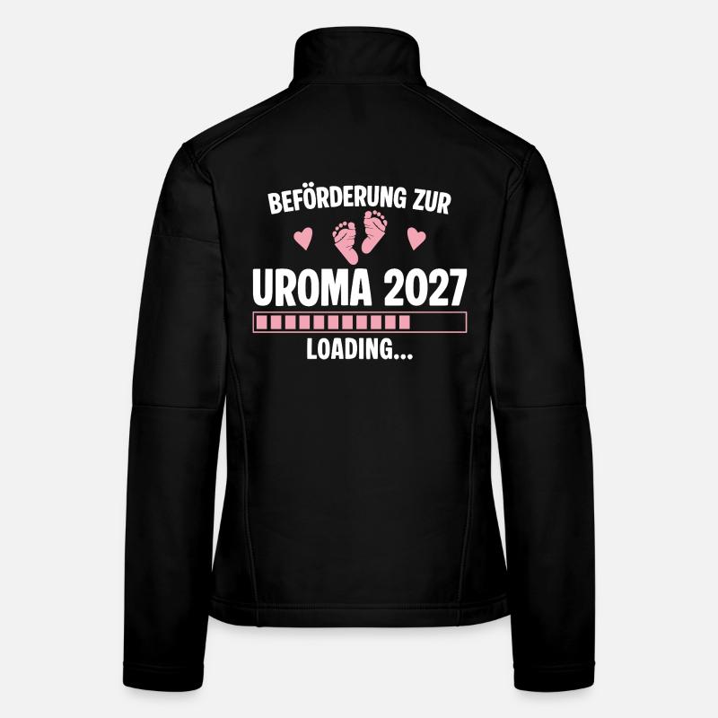Beförderung zur Uroma 2027 – Loading Frauen Softshelljacke