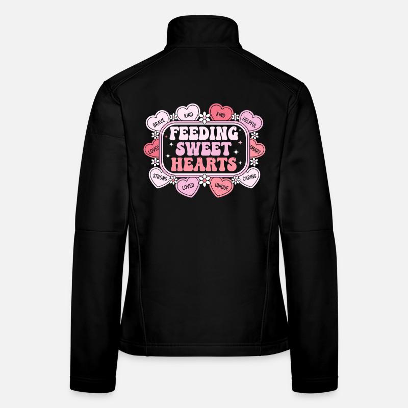 Caring Hearts: Education and Love Women's Softshell Jacket