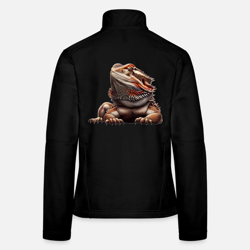 Bartagame - Frauen Softshelljacke - Schwarz