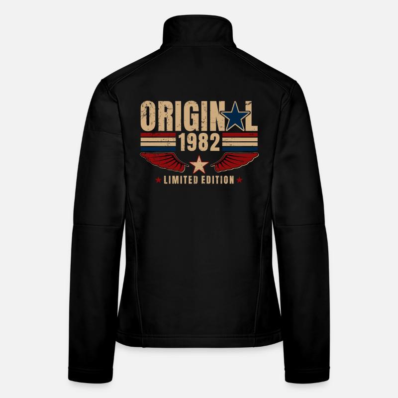 44th Birthday Gift Original Vintage 1982 Women's Softshell Jacket