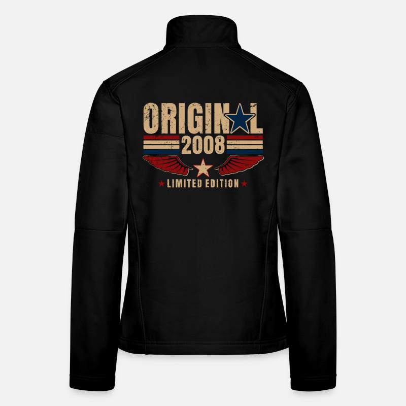 18th Birthday Gift Original Vintage 2008 Women's Softshell Jacket
