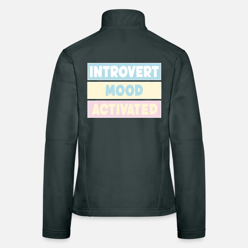 introverti Veste en tissu softshell Femme