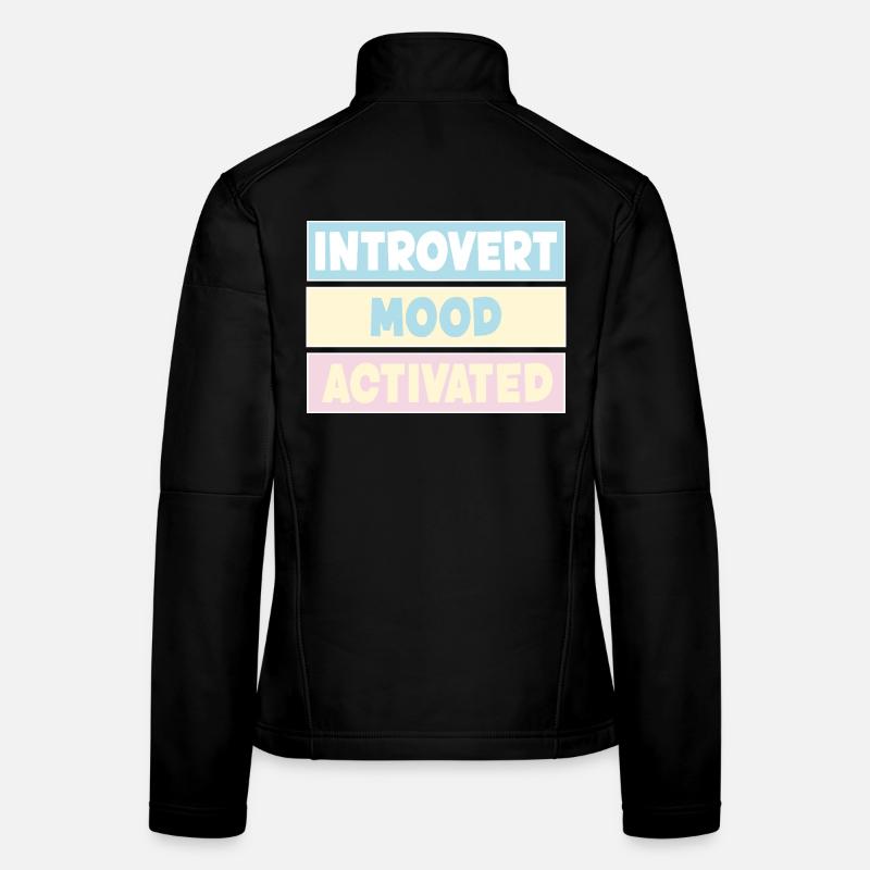 introvertiert Frauen Softshelljacke