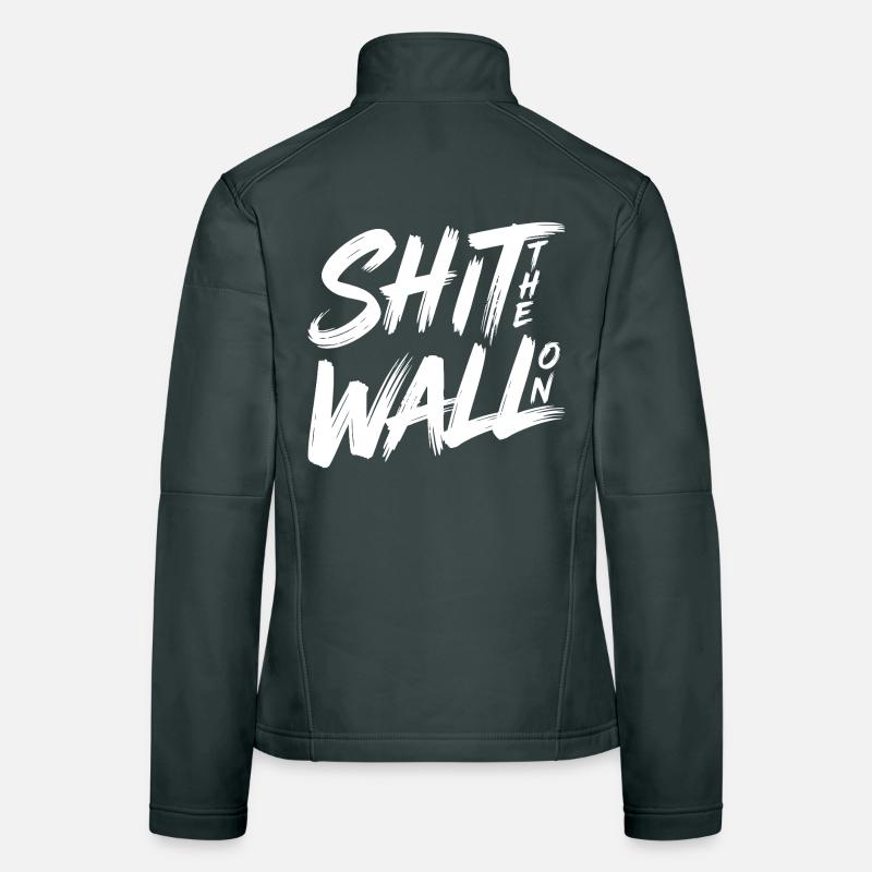 Arrête le mur Veste en tissu softshell Femme