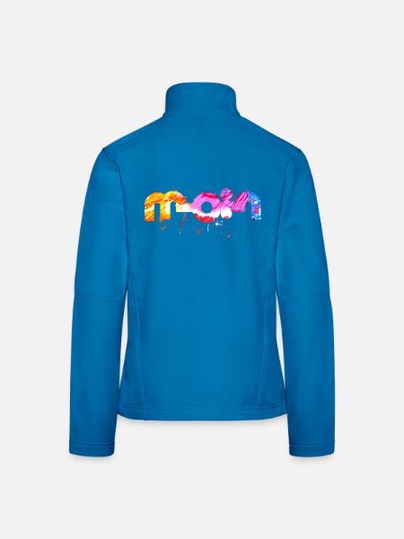 Hello - Women's Softshell Jacket - black - Back