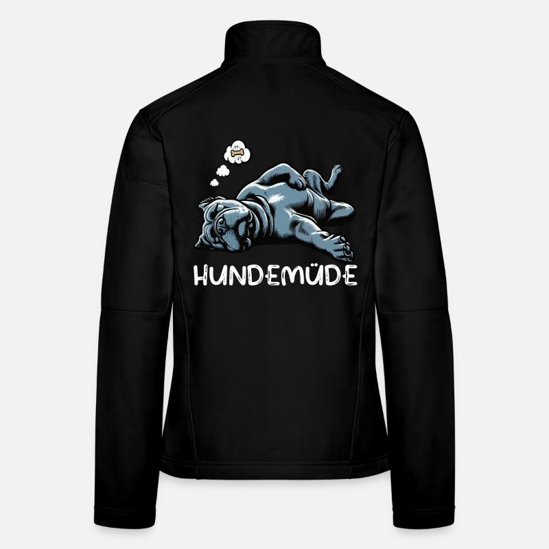Hundemüde Cane Corso italienischer mastiff  Frauen Softshelljacke