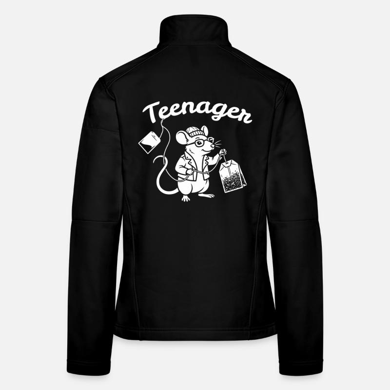 Adolescent Souris Scientifique Veste en tissu softshell Femme
