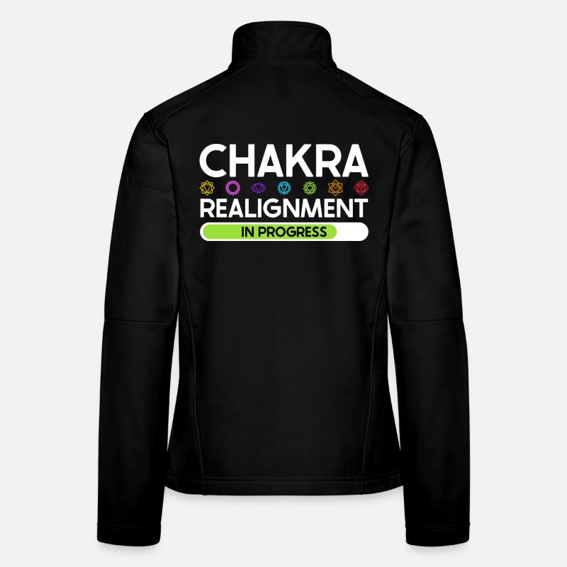 Chakra Alignment - Energy in Flow Women's Softshell Jacket