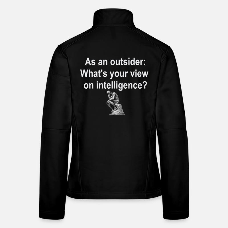 Außenseiter auf der Geheimdienstaufklärung - Frauen Softshelljacke - Schwarz