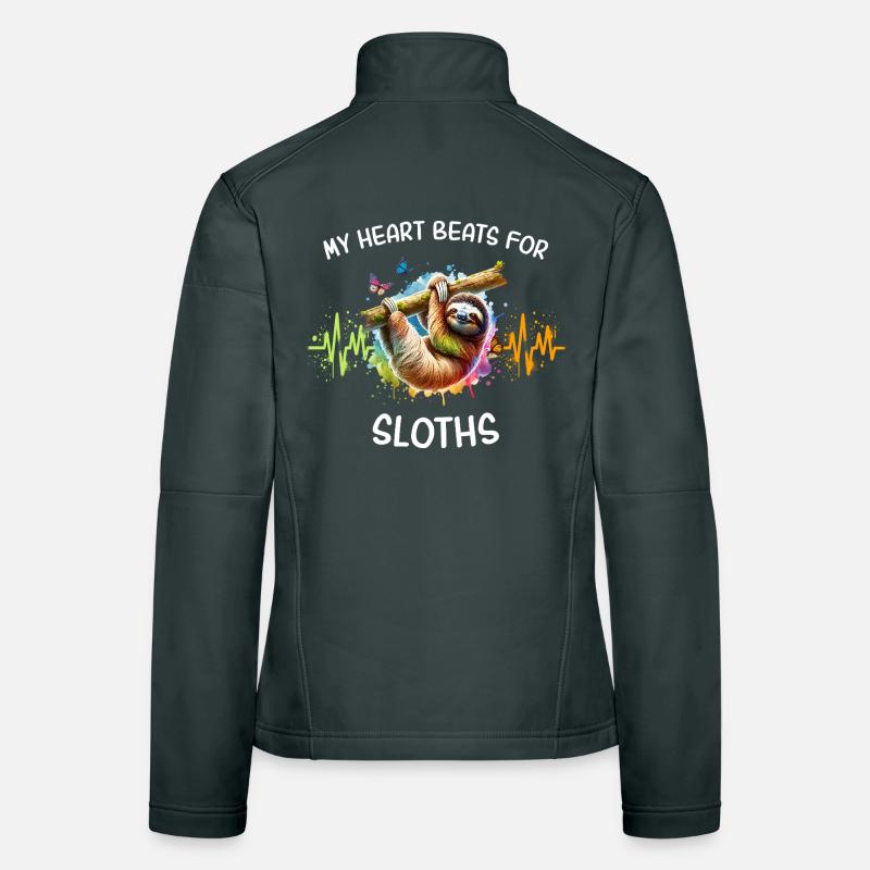 Sloth Heart Line Women's Softshell Jacket