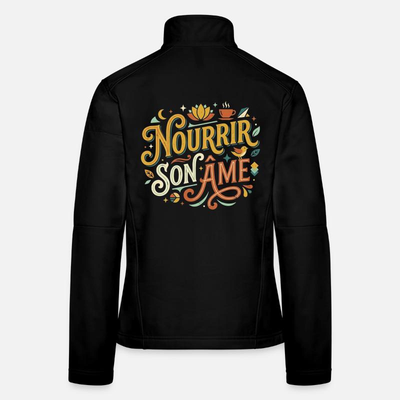 Nourrir son âme Veste en tissu softshell Femme