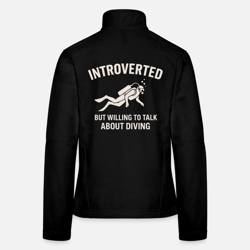 Diving Introvert Diving Shirt Women's Softshell Jacket