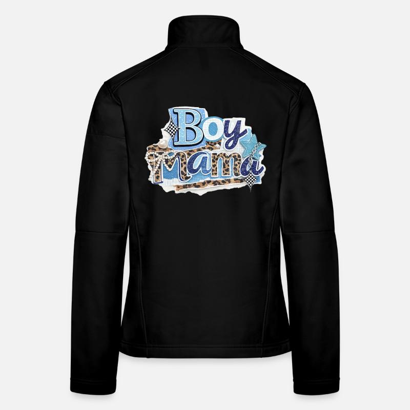 Boy Mama | Boy's Mom Gift Women's Softshell Jacket