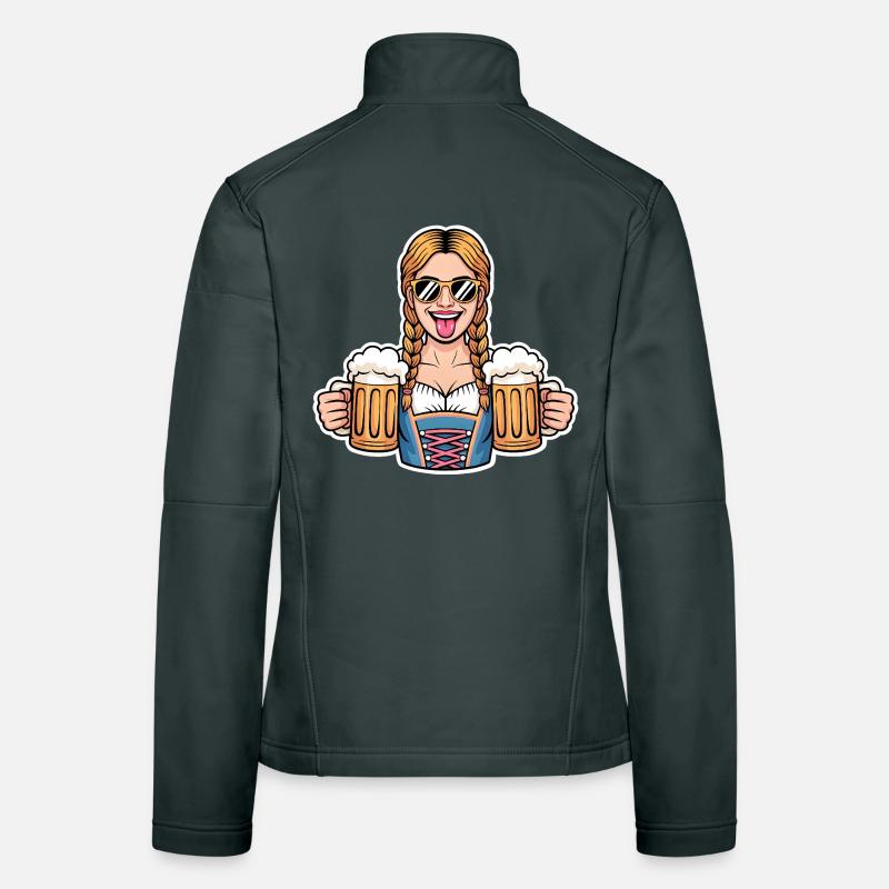 Drindl Beer Bondine Veste en tissu softshell Femme