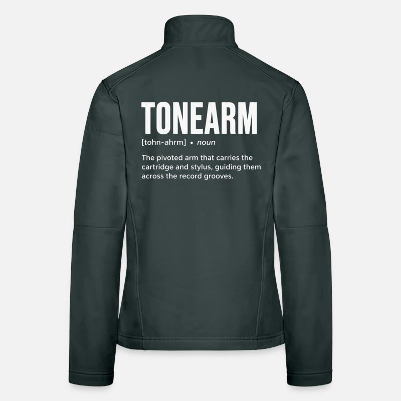 Anatomie du son : Définition du bras de lecture Veste en tissu softshell Femme