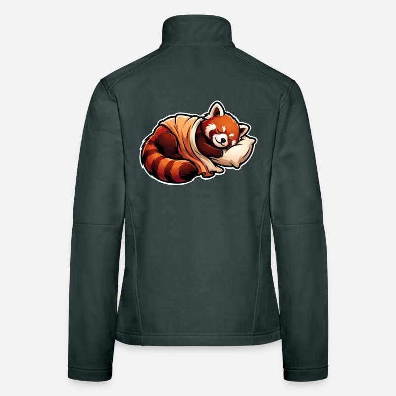Schlafen Roter Panda Frauen Softshelljacke