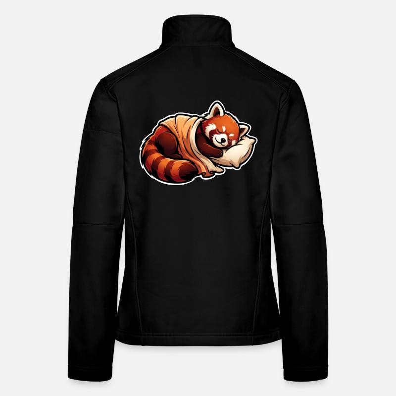 Schlafen Roter Panda Frauen Softshelljacke