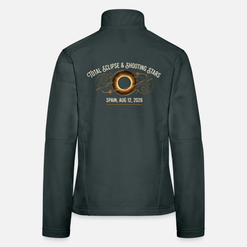 Éclipse & Étoiles Filantes Espagne 2026 Veste en tissu softshell Femme