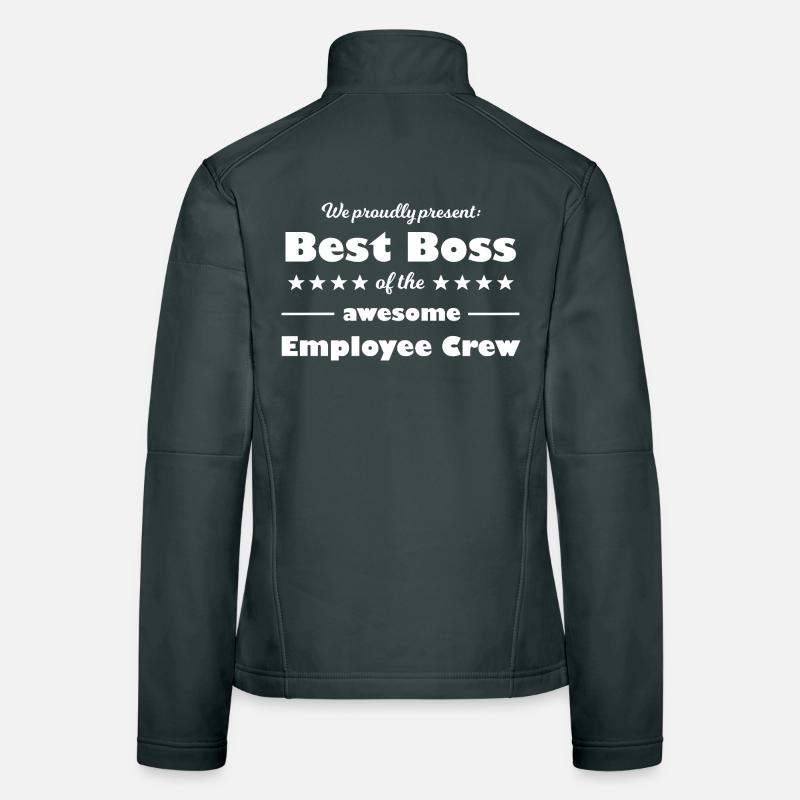 Bester Chef der großartigen Belegschaft Frauen Softshelljacke