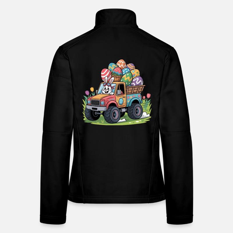 Happy Easter Sweet Easter Bunny Egg Hunt Easter Eggs Women's Softshell Jacket