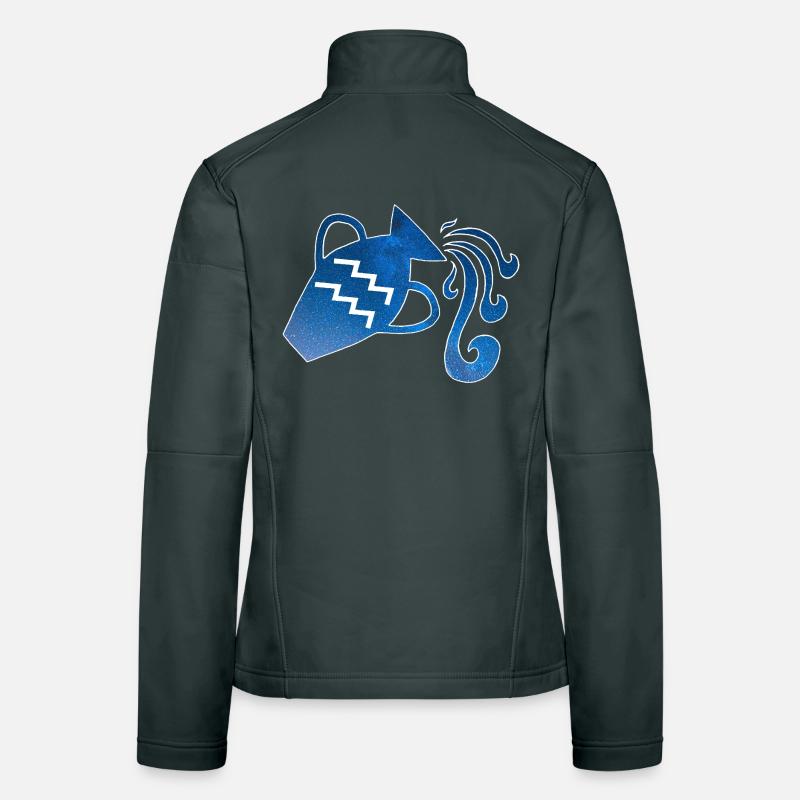 Wassermann und das Universum Frauen Softshelljacke