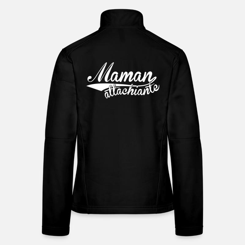 Maman attachiante Veste en tissu softshell Femme