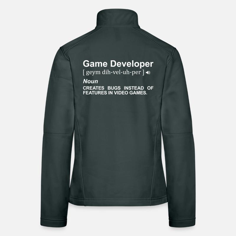 Game Developer Meaning Women's Softshell Jacket