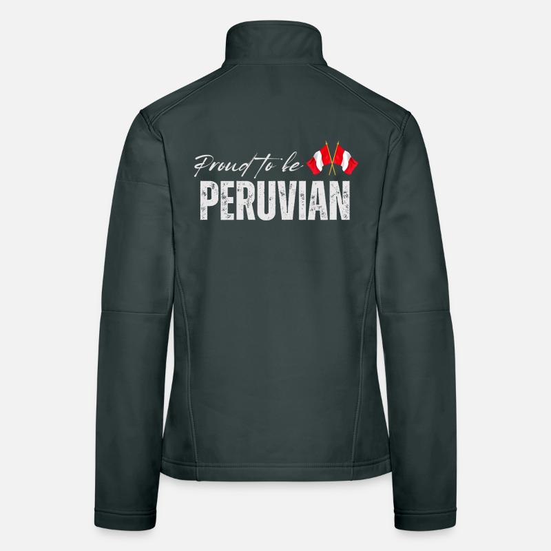 Stolzer Peruaner, Made in Peru Frauen Softshelljacke