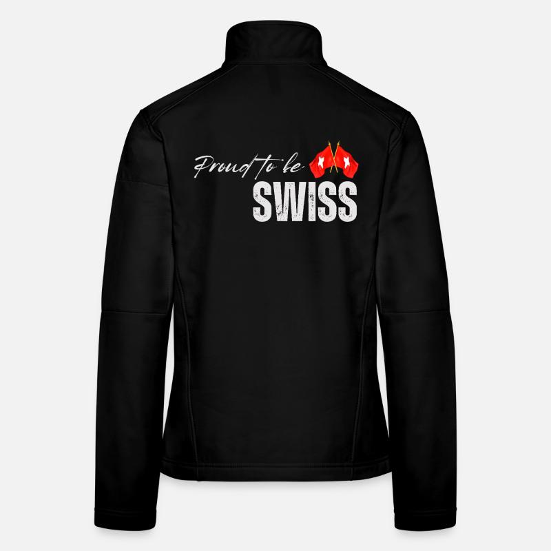 Stolzer Schweizer, ich liebe die Schweiz Frauen Softshelljacke